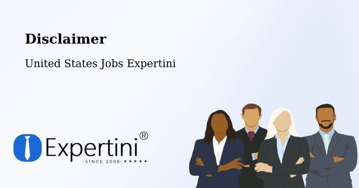Disclaimer – Lindon - United States Jobs Expertini